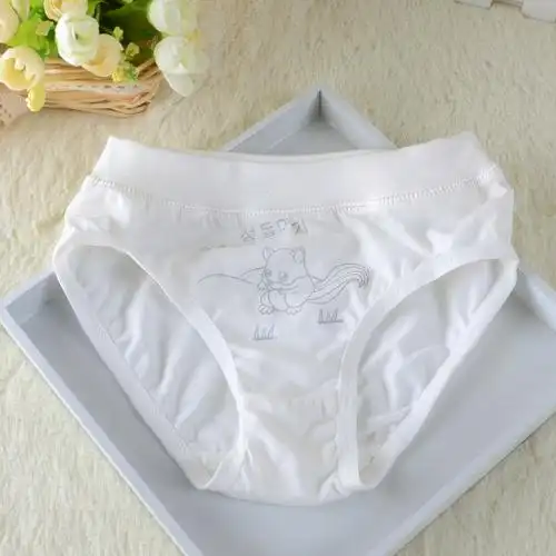小松鼠女童三角内裤两条装