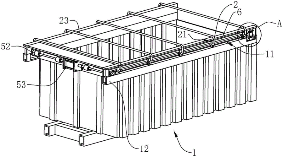 cn209666940u_一种货车棚布自动遮盖结构