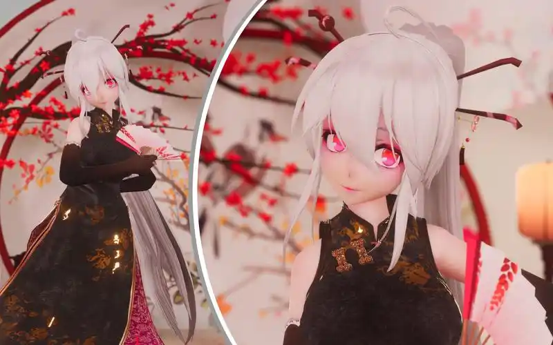 【4k全面屏】弱音小姐姐-花月成双