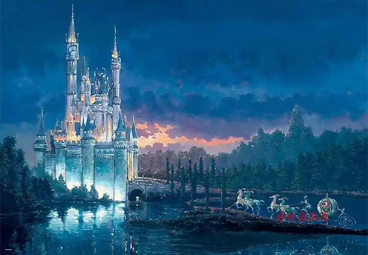 印花法国dmc十字绣套件儿童卧室迪士尼卡通动漫十字绣套件