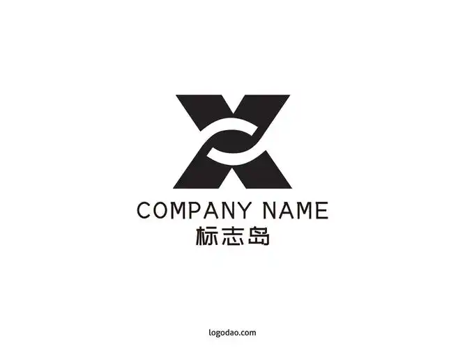 创意英文f字母服装皮具矢量标志素材简约f字母矢量logo下载