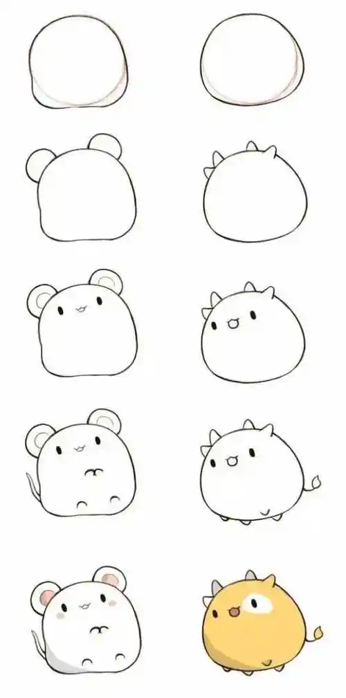 生肖简易画法十二生肖的简笔画有哪些