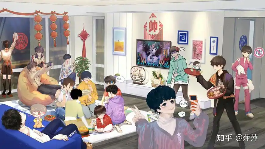 大家有周深的q版漫画图片嘛