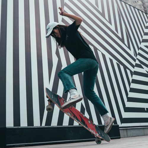 长板格言大舞dc平花专业初学者女生推荐直销滑板