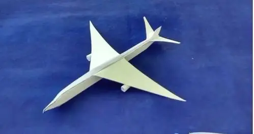 做一架立体纸飞机-纸艺手工小制作教程-良心手工制作