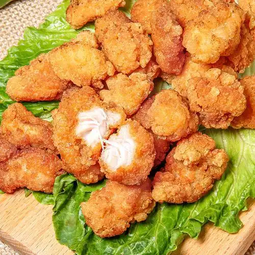 盐酥鸡块鸡米花半成品锅包肉批发干炸里脊零食小吃女生低脂解馋