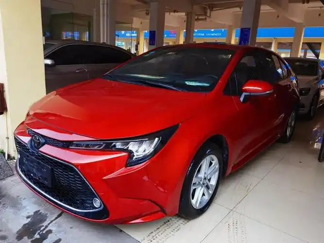 绍兴2019年6月丰田雷凌2019款185tcvt豪华版国vi红色自动档