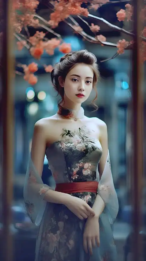 旗袍古装美女#国风古韵 #美出高级感 #国风美永不过时 - 抖音