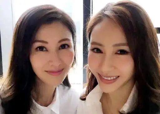 黎姿和李嘉欣再同框,俩人似"孪生姐妹",网友网红脸鼻祖!