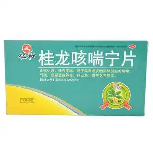 仁和 桂龙咳喘宁片24片 止咳化痰降气平喘咳嗽