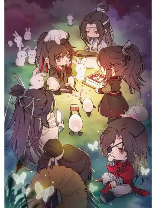 墨香铜臭q版全家福