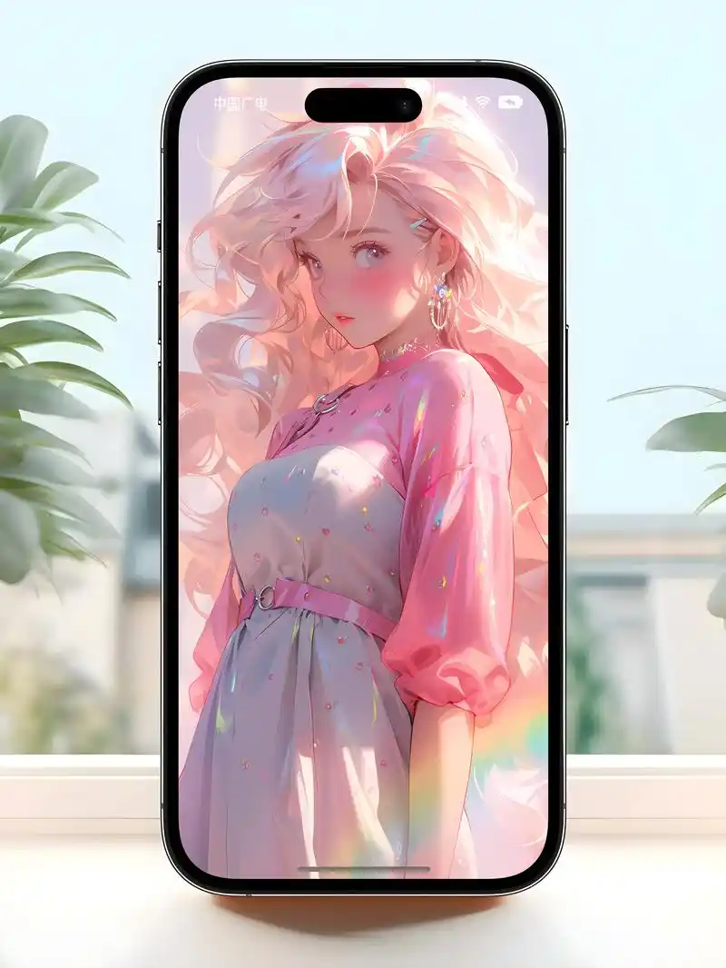 彩虹女孩丨高清壁纸.by midjourney 丨 niji - 抖音