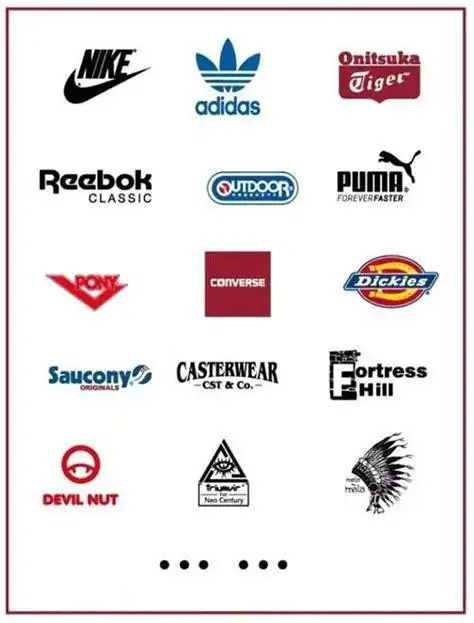 鞋标志大全图及名称,鞋标志大全图,常见鞋标志大全图_大山谷图库