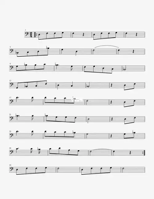 女人花大提琴版曲谱