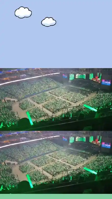 王源巡演#王源演唱会现场,久违的绿海,好有排面啊,期待@tfboys-王源