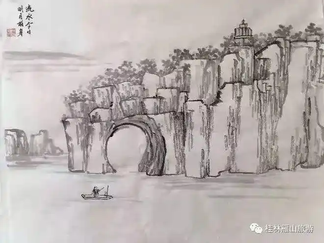 2022发现雁山 诗品桂林美术作品云展之桂林象鼻山主题展|桂林市|广西