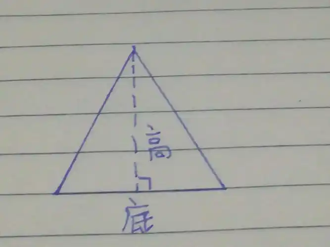 我会画三角形的高了