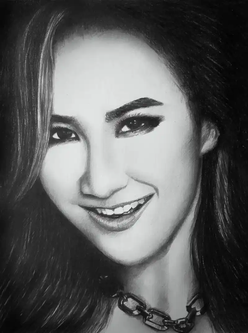 李玟·一路走好.李玟素描肖像绘画步骤图 #创作灵感 #一起学 - 抖音