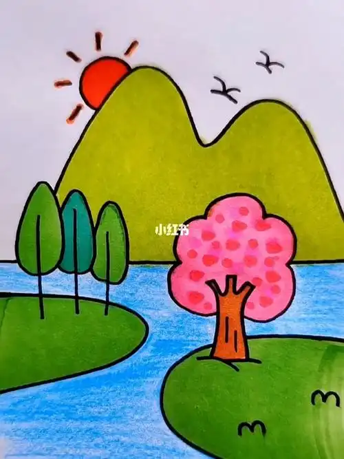 简笔画教程  #画画