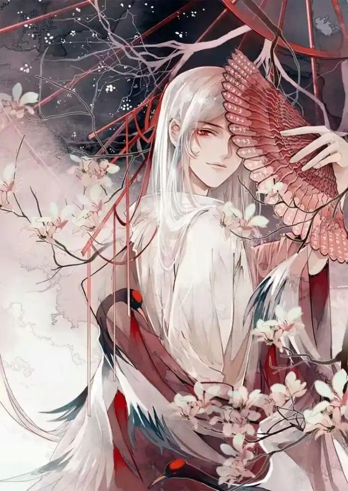 银发古风美男子.大爱哦