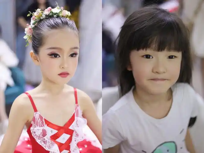 儿童芭蕾舞妆容造型