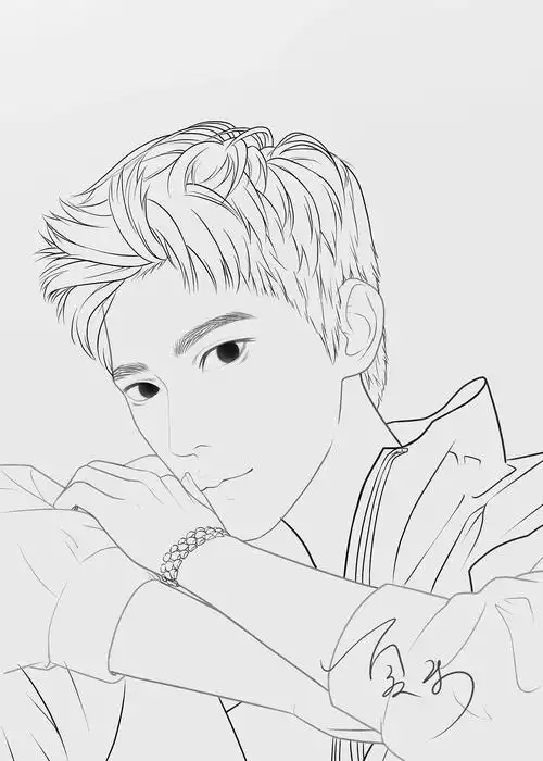 0创作信息|举报收藏分享原创作品插画商业插画杨洋头像头像插画夏末