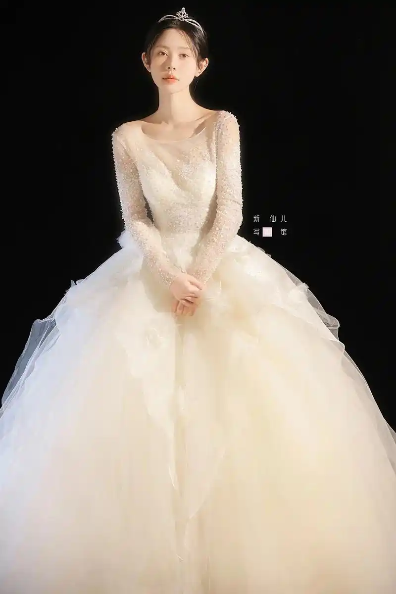 一个人的婚纱照78经典柔焦光影!成都写真.