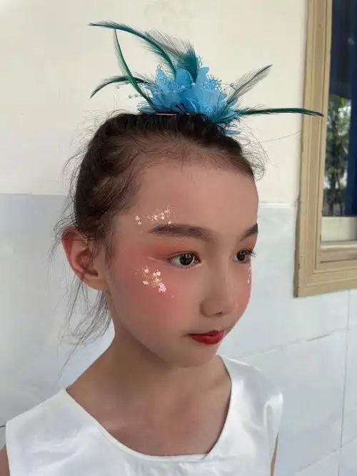 非专业人员的六一妆容拒绝74老式儿童妆容#六一儿童节妆容  #苹果原