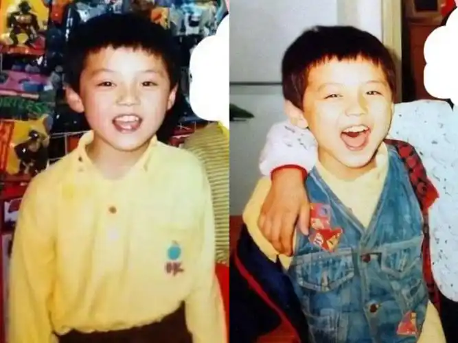 鹿晗像福娃#小鹿从小就是这样的～特别可爱 容易让人亲近的喜庆宝宝