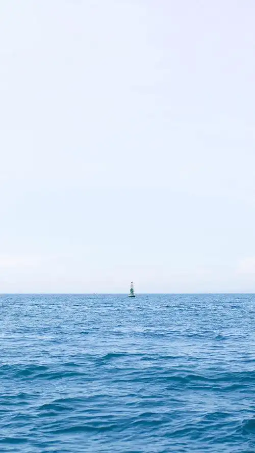 小清新蓝色大海手机壁纸图片