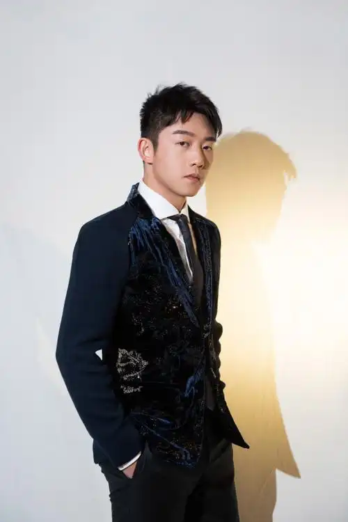 郑恺亮相ellemen电影英雄盛典 丝绒西装尽显绅士风度