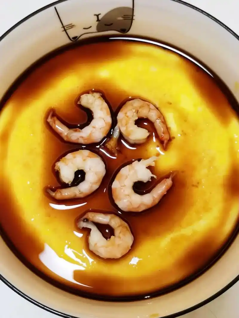 软软糯糯的虾仁蒸蛋93老少皆宜.