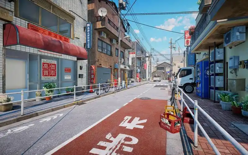 【unity素材推荐】风格化日本东京街道场景 tokyo street 推荐指数