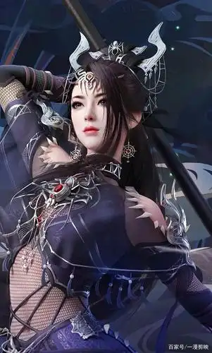 古风国漫美女威风凛凛的王者之风,彰显冷酷与霸气,崇拜而不可逾越.