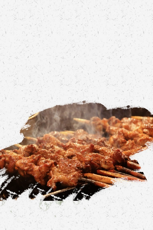 特色烧烤餐饮美食海报