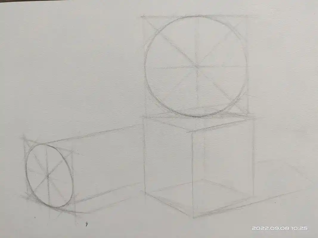 素描三级简单示范