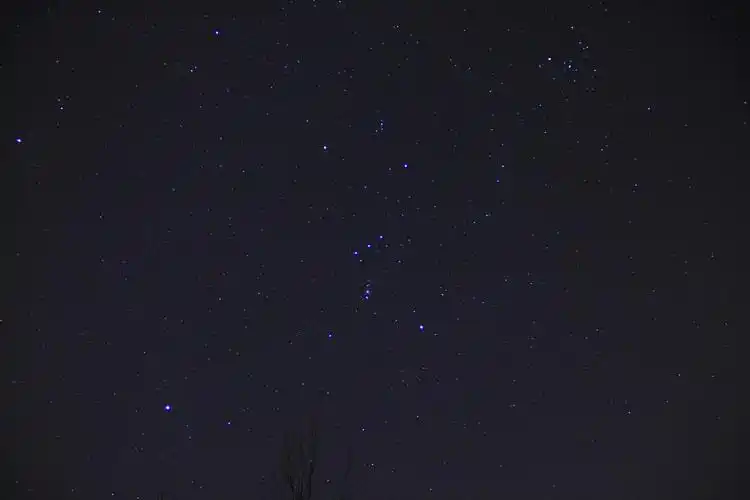 过年腊月二十八在老家拍的星空照片