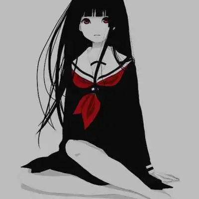 阎魔爱头像高清 地狱少女阎魔爱恐怖头像 - 动漫头像 - 潮人个性网