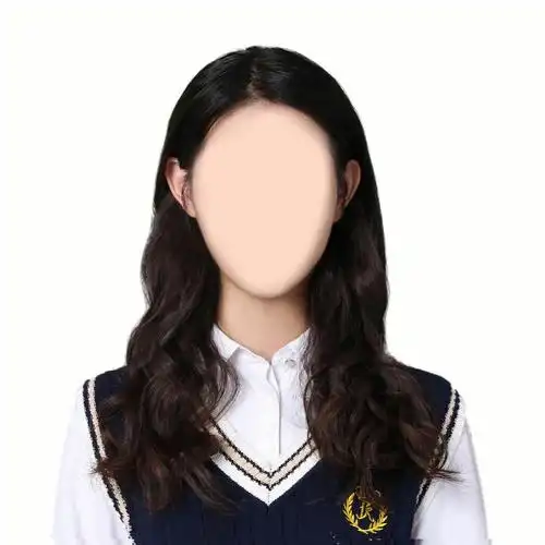 露肩款证件照模板分享可以自取哦