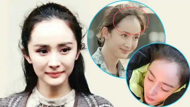 杨幂全脸美照来袭,有盛世美颜发际线根本不是事