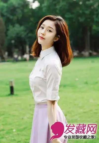 清纯发型盘点 雪糕女神获校花赛冠军(3)