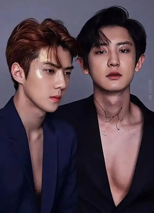 cherry>·5月前>#吴世勋>#朴灿烈>#边伯贤>#exo早年合照>#鹿晗>详情>