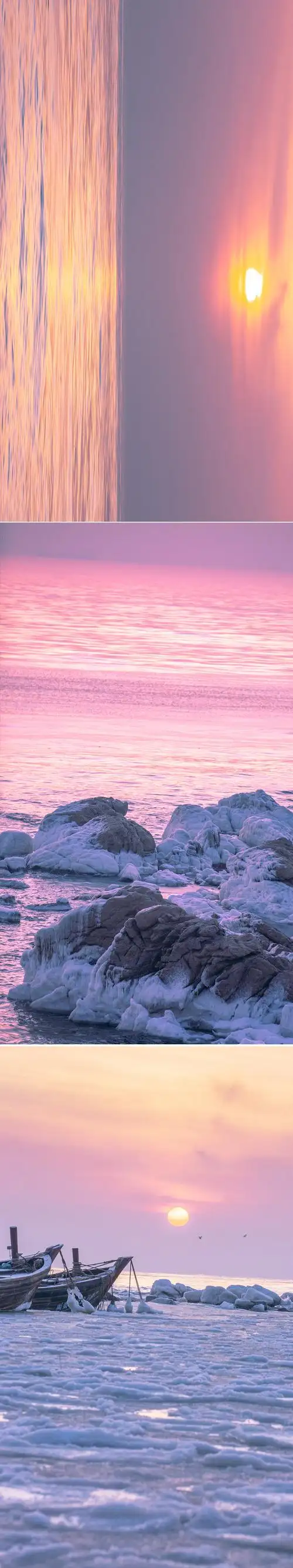 冬日的海边,孤独浪漫