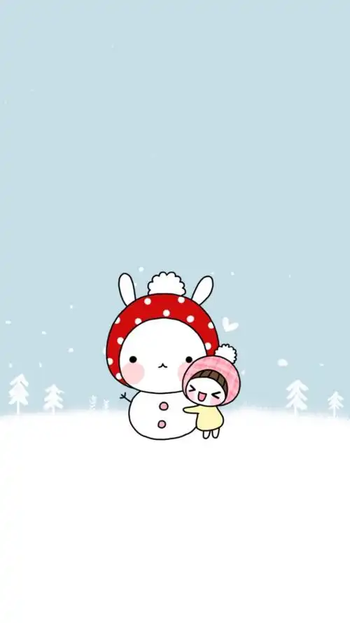 可爱 小清新 手绘 插画 软萌 森系 文艺 情侣 平铺 日韩 素材 壁纸