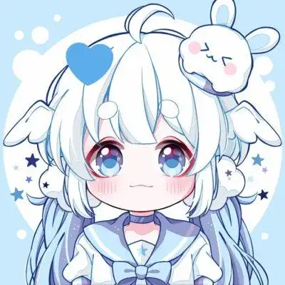 二次元q版萌女生