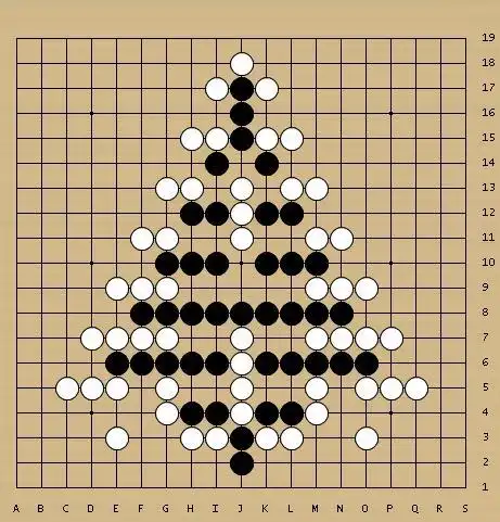 围棋盘上竟然能摆出这么多有趣的图案!