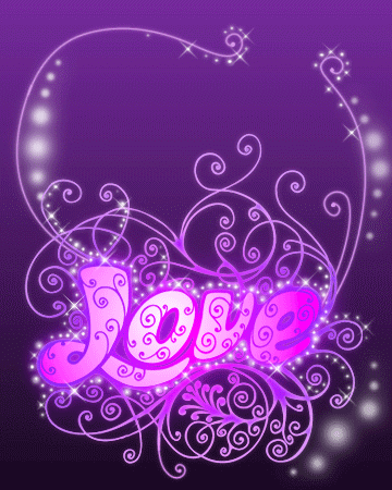 卡通紫色闪光lovegif动图_动态图_表情包下载_soogif