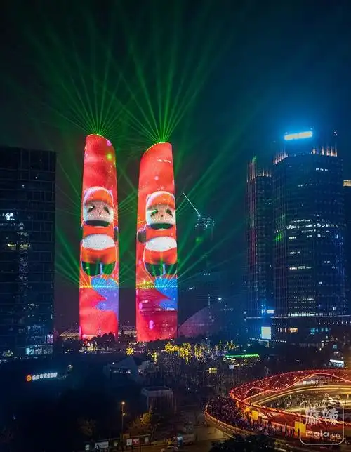 20212022成都跨年夜灯光秀