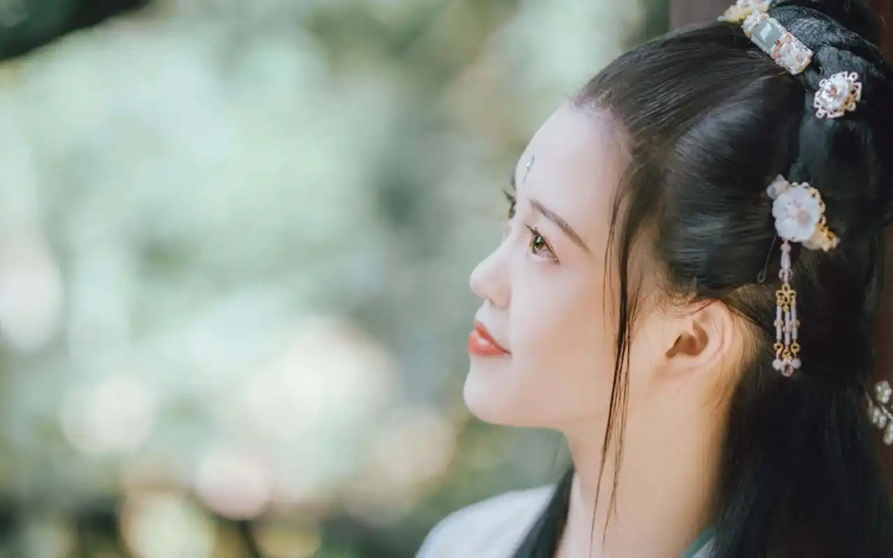 古风美女仙气写真图片桌面壁纸.