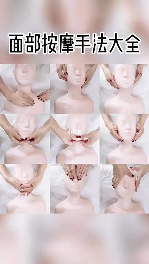 皮肤管理培训学习美容面部按摩手法技巧